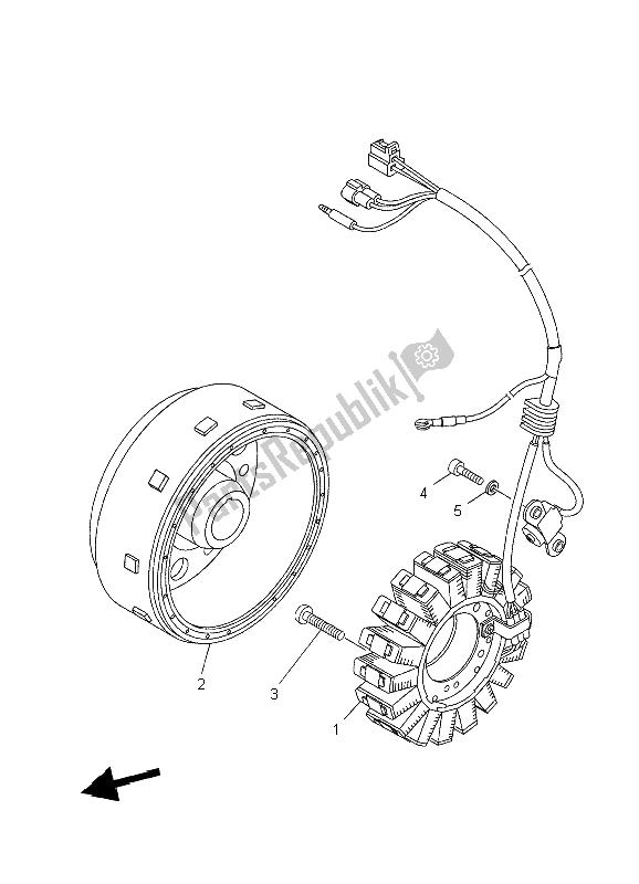 Wszystkie części do Generator Yamaha XT 660R 2006