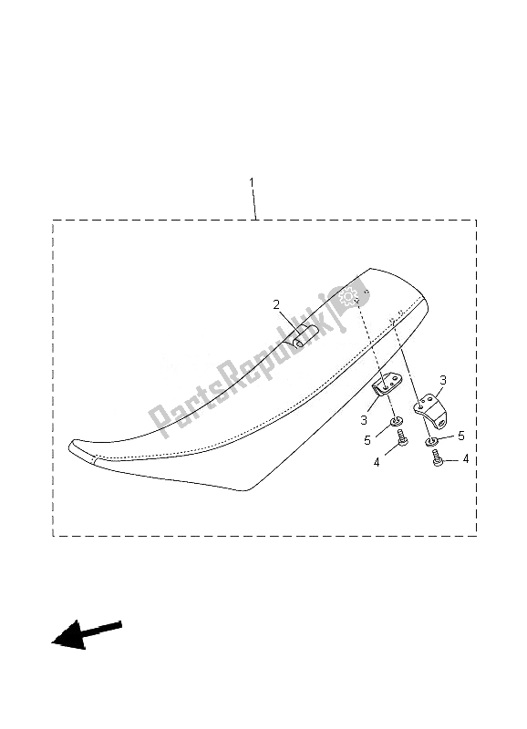 Todas las partes para Asiento de Yamaha YZ 250 2007