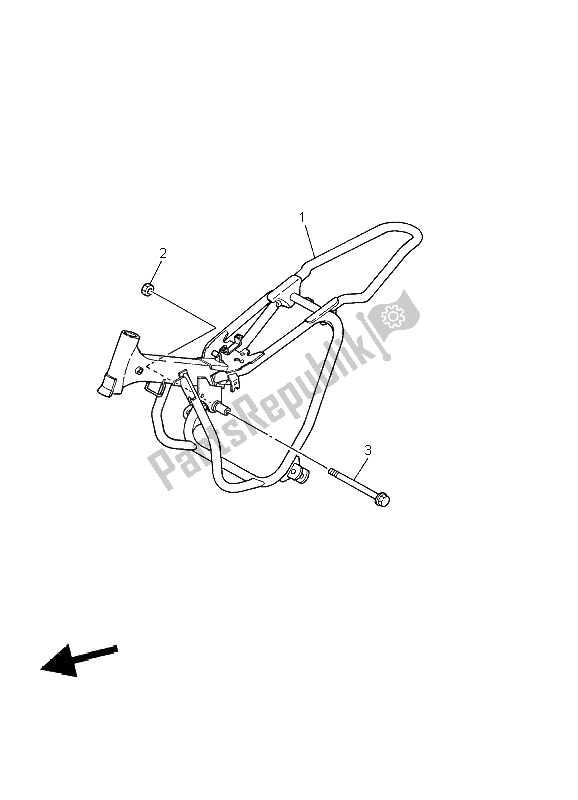 Toutes les pièces pour le Cadre du Yamaha PW 50 2002