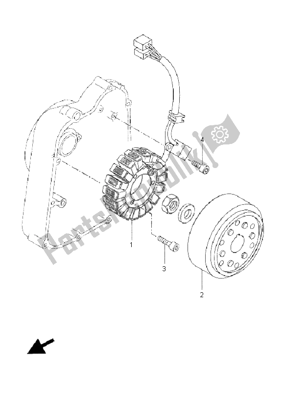 Wszystkie części do Generator Yamaha VP 250 X City 2008