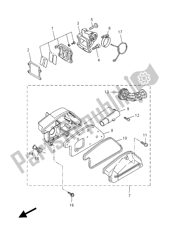 Todas las partes para Consumo de Yamaha CW 50 2015