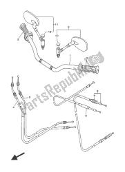poignée et câble de direction