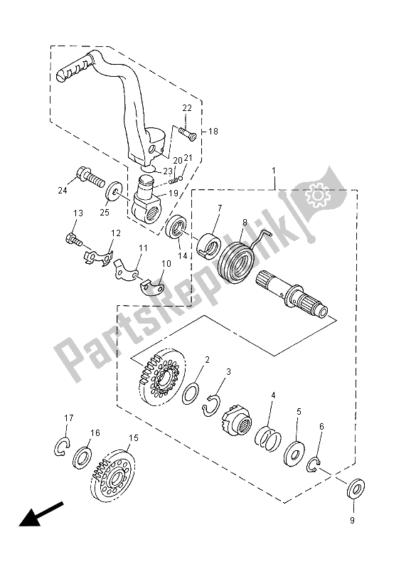 Alle onderdelen voor de Beginner van de Yamaha WR 400F 2000