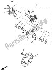 pinza de freno trasero