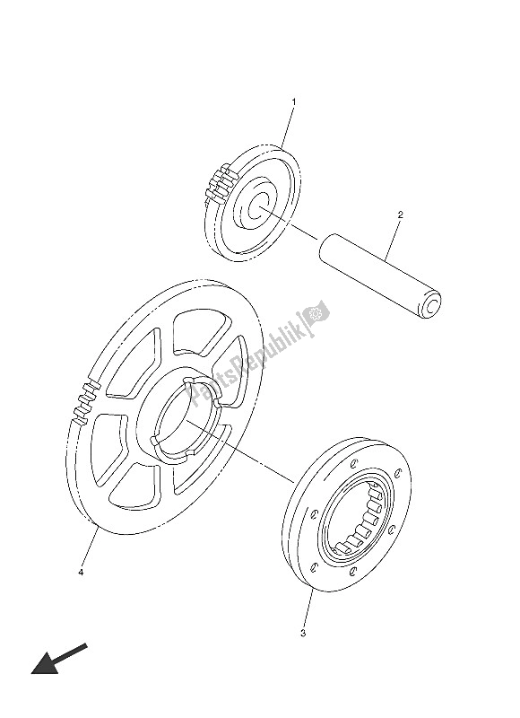 Wszystkie części do Rozrusznik Yamaha XJ6 SA 600 2016