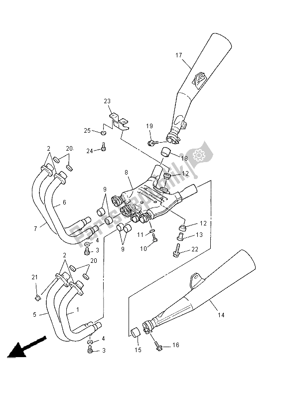 Todas las partes para Cansada de Yamaha XJR 1300 SP 2000