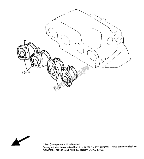 Tutte le parti per il Alternato (motore) (per Fi) del Yamaha FJ 1200A 1991