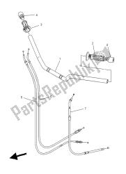 stuurhendel en kabel