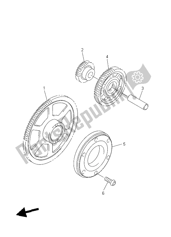 Toutes les pièces pour le Entrée du Yamaha FJR 1300 2002