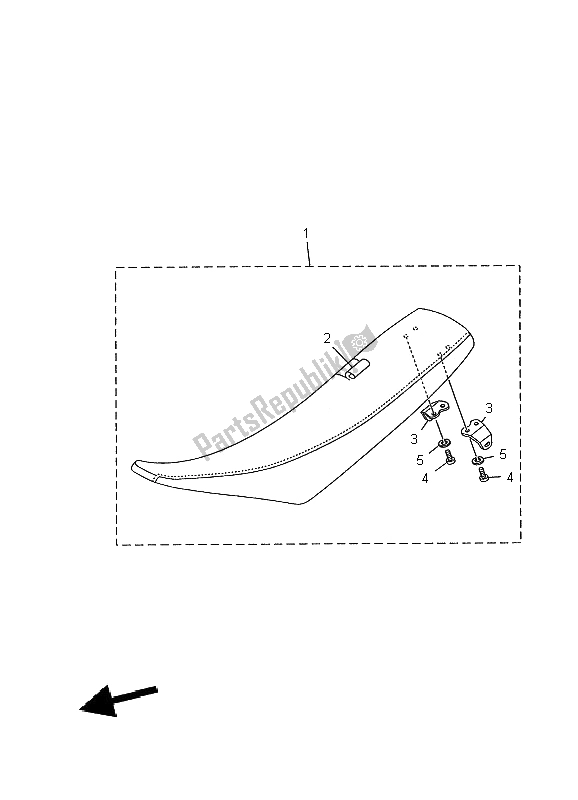 Todas las partes para Asiento de Yamaha YZ 125 2002