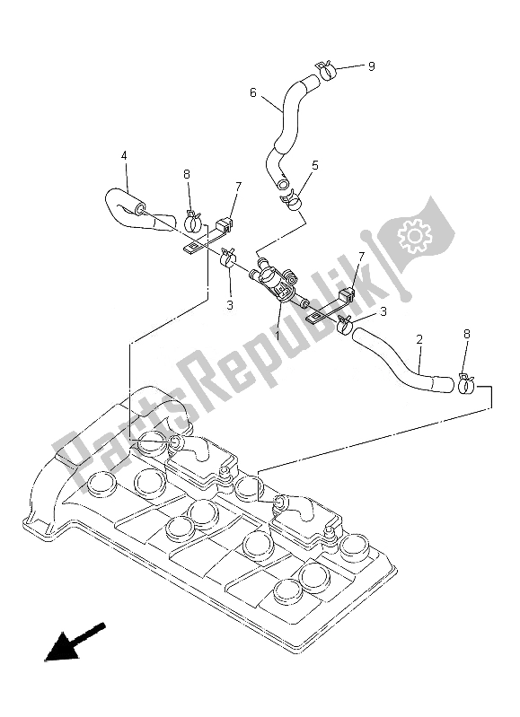 Todas as partes de Sistema De Indução De Ar do Yamaha XJ 6 FA 600 2014