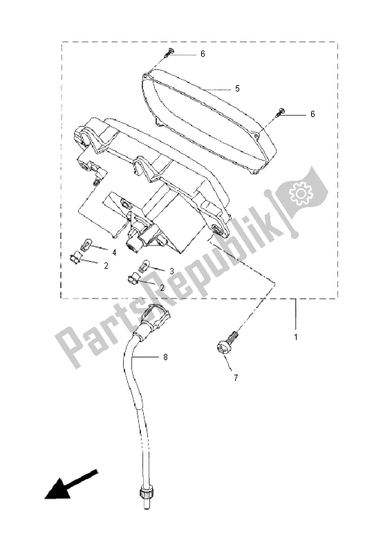 Tutte le parti per il Metro del Yamaha CW 50 2011