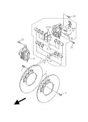 étrier de frein avant