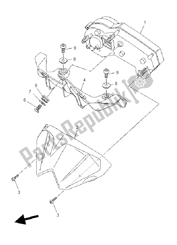 Tutte le parti per il Metro del Yamaha XJ6 NA 600 2011