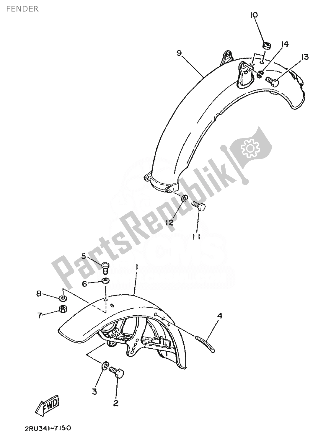 Wszystkie części do B? Otnik Yamaha FS1 1987