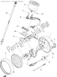 HEAD LAMP 1 - SPEEDOMETER