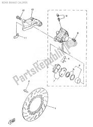 pinza de freno trasero