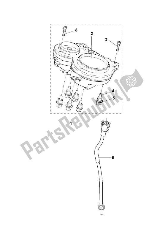 Alle onderdelen voor de Cockpit van de Yamaha Aerox 2T 50 2000 - 2010