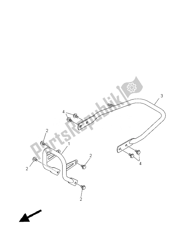 Tutte le parti per il Guardia del Yamaha YFM 250R Raptor 2013