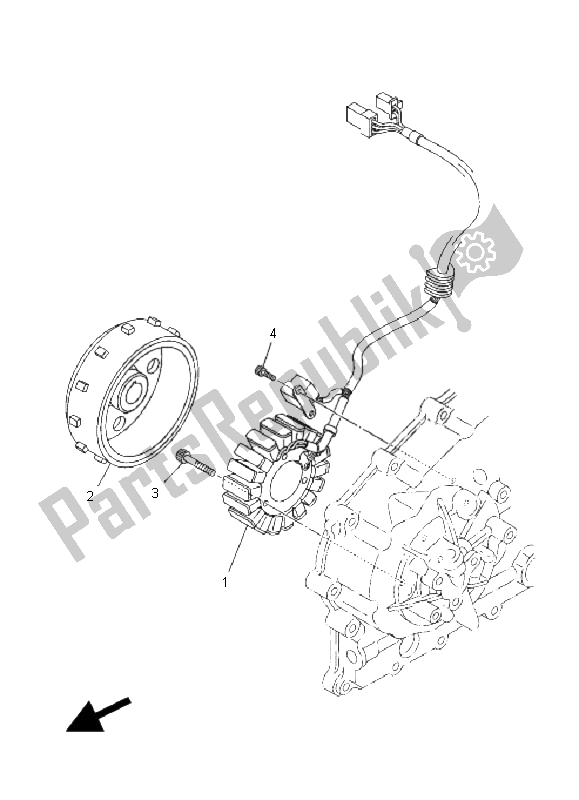 Wszystkie części do Generator Yamaha XP 500 T MAX 2008