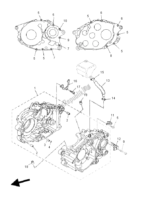 Wszystkie części do Korbowód Yamaha MT 03 660 2011