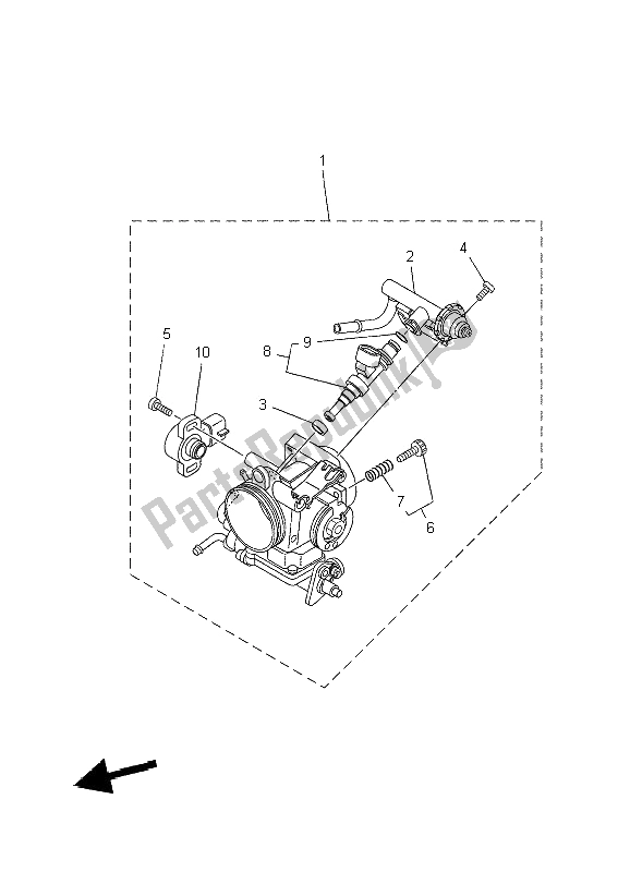 Tutte le parti per il Immissione 2 del Yamaha XT 660R 2006