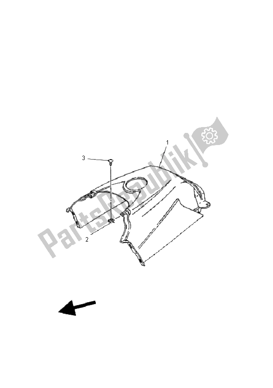 Todas las partes para Cubierta Lateral de Yamaha YFM 250 FW Timberwolf 4X4 2001