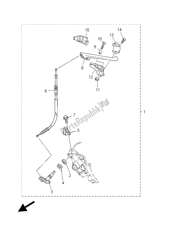 Todas las partes para Alterno de Yamaha WR 450F 2003