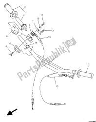 stuurhendel en kabel