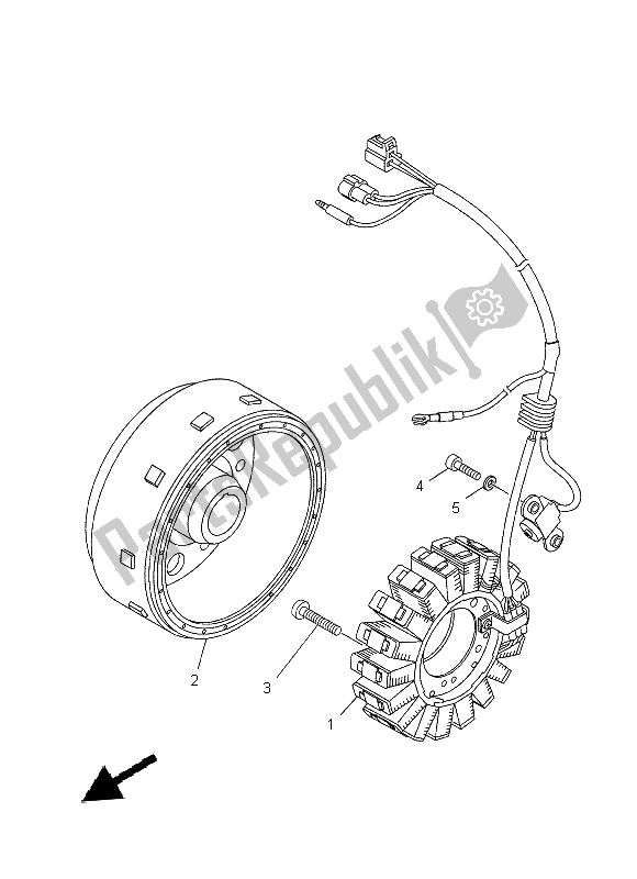 Todas las partes para Generador de Yamaha XT 660X 2014