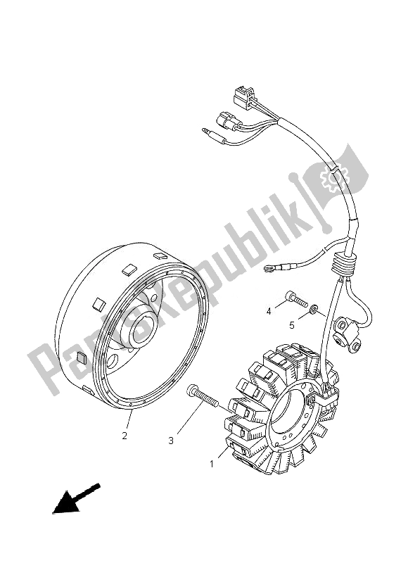 Todas las partes para Generador de Yamaha XT 660X 2014