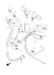 stuurhendel en kabel