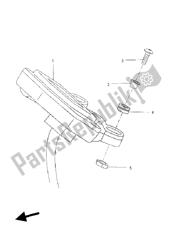 All parts for the Meter of the Yamaha DT 50R SM 2010