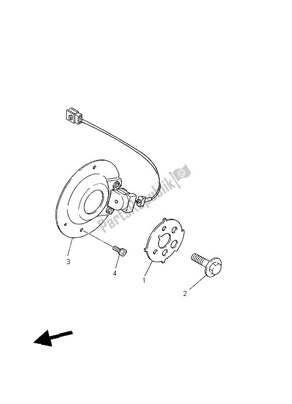 Toutes les pièces pour le Ramasser Bobine Et Gouverneur du Yamaha XJ 600S Diversion 2002