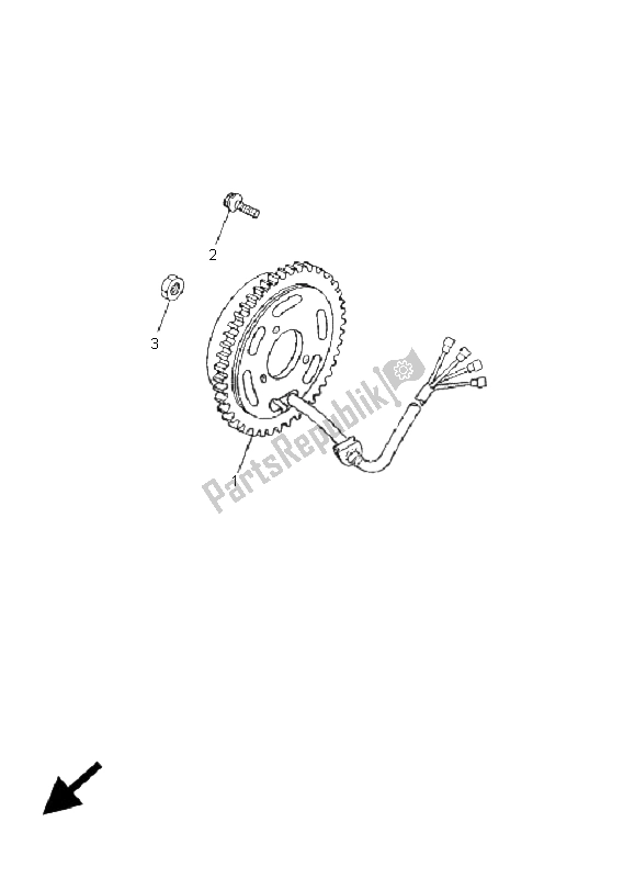Todas las partes para Generador de Yamaha TZR 50 2009