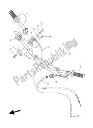 stuurhendel en kabel