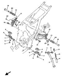 soporte y reposapiés