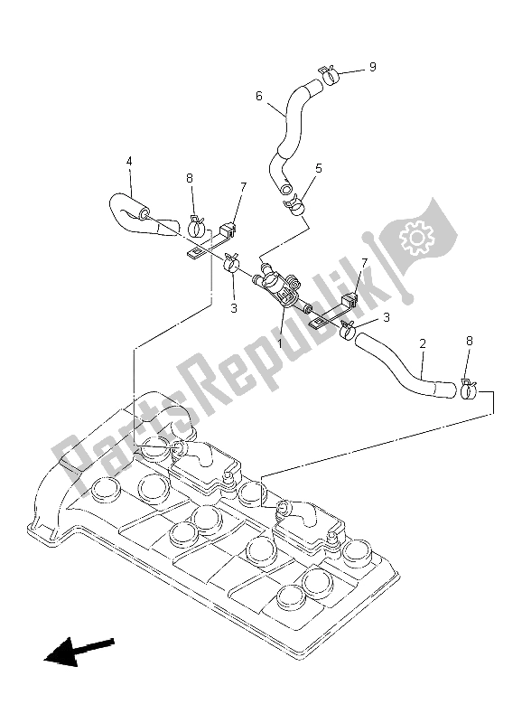 Wszystkie części do System Zasysania Powietrza Yamaha XJ6N 600 2009