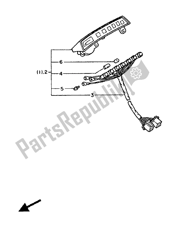 Toutes les pièces pour le Alternatif (électrique) (pour Soi) du Yamaha FZX 750 1988