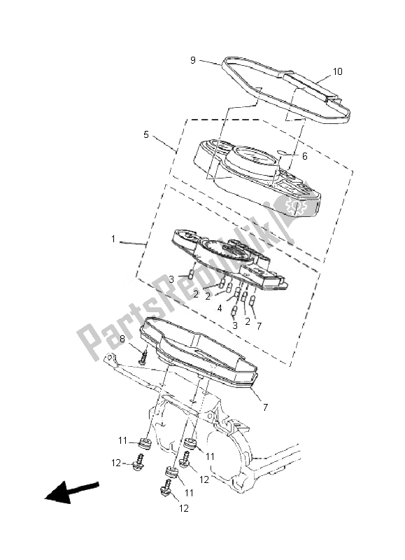 Todas las partes para Metro de Yamaha TDM 900A 2007