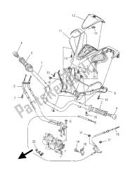 poignée et câble de direction