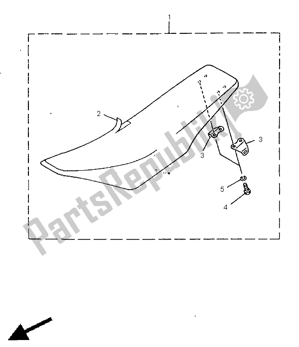 Todas las partes para Asiento de Yamaha YZ 400F 1999