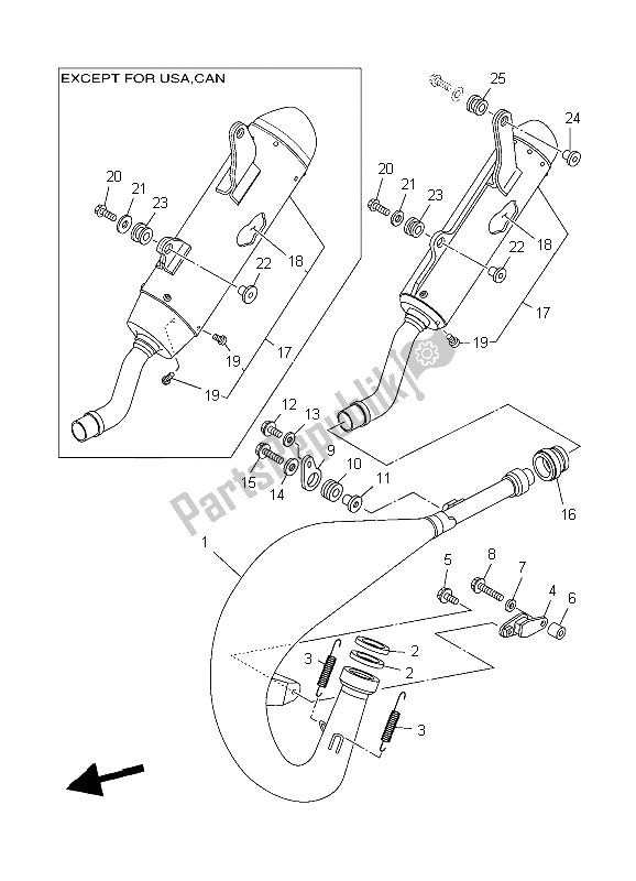 Todas las partes para Cansada de Yamaha YZ 125 2006