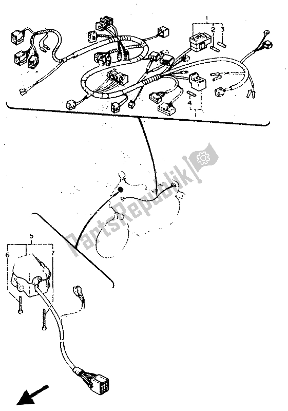 Toutes les pièces pour le Alternative (électrique) du Yamaha FZR 600 Genesis 1992