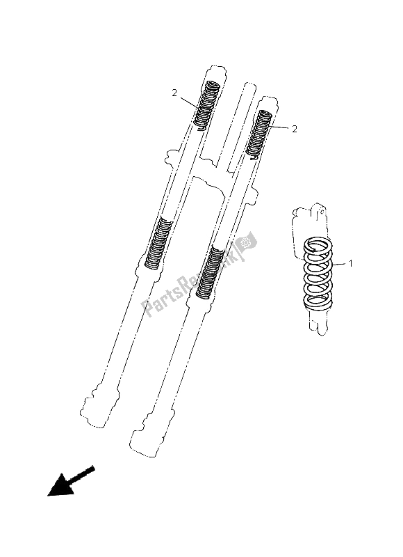 All parts for the Alternate For Chassis of the Yamaha YZ 125 2014