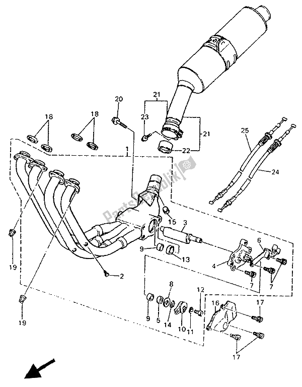 Todas las partes para Cansada de Yamaha YZF 750 SP 1994