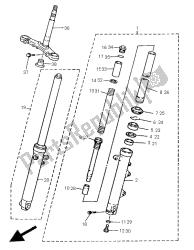 tenedor frontal