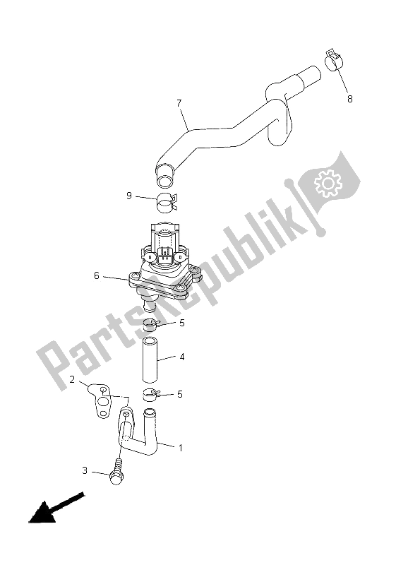 Todas las partes para Sistema De Inducción De Aire de Yamaha WR 250X 2012