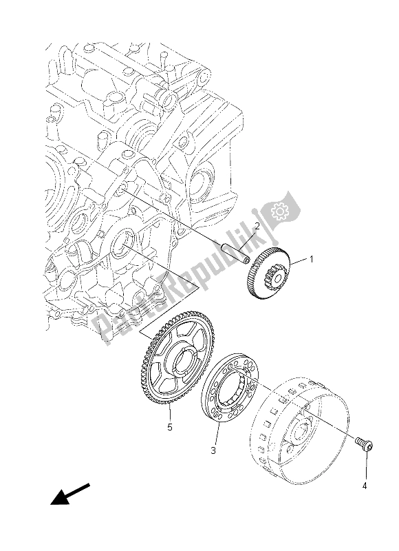 Tutte le parti per il Antipasto del Yamaha MT 09A 900 2015