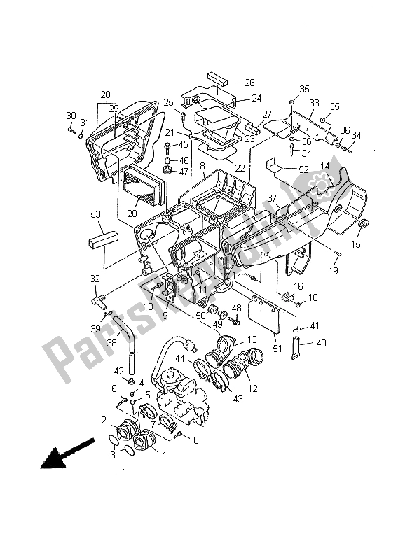 Todas las partes para Consumo de Yamaha XT 600E 2000